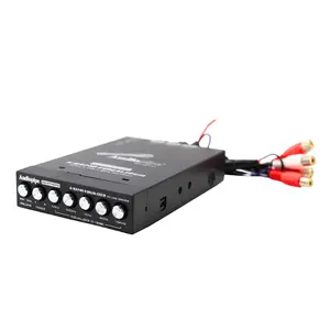 Audiopipe 5 Band 7 Volt Half-Din Line Driver Graphic Equalizer Black EQ-57MOTO Audiopipe 5 Band 7 Volt Half-Din Line Driver Graphic Equalizer Black EQ-57MOTO