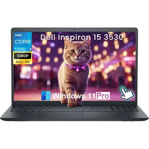 Dell Inspiron 3530 15'' Touchscreen Laptop Computer - Intel 10-Core i5 1334U(up to 4.6GHz) • 8/16/32GB RAM,512GB/1TB SSD • 15.6'' FHD IPS Display• Intel UHD Graphics • Wi-Fi 6 • Win 11 Pro