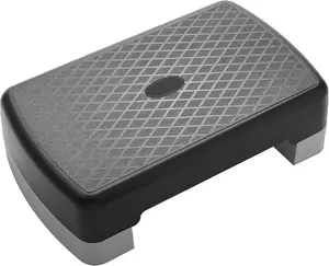 18" Workout Aerobic Stepper Step Platform with 2 Risers, Multiple Colors