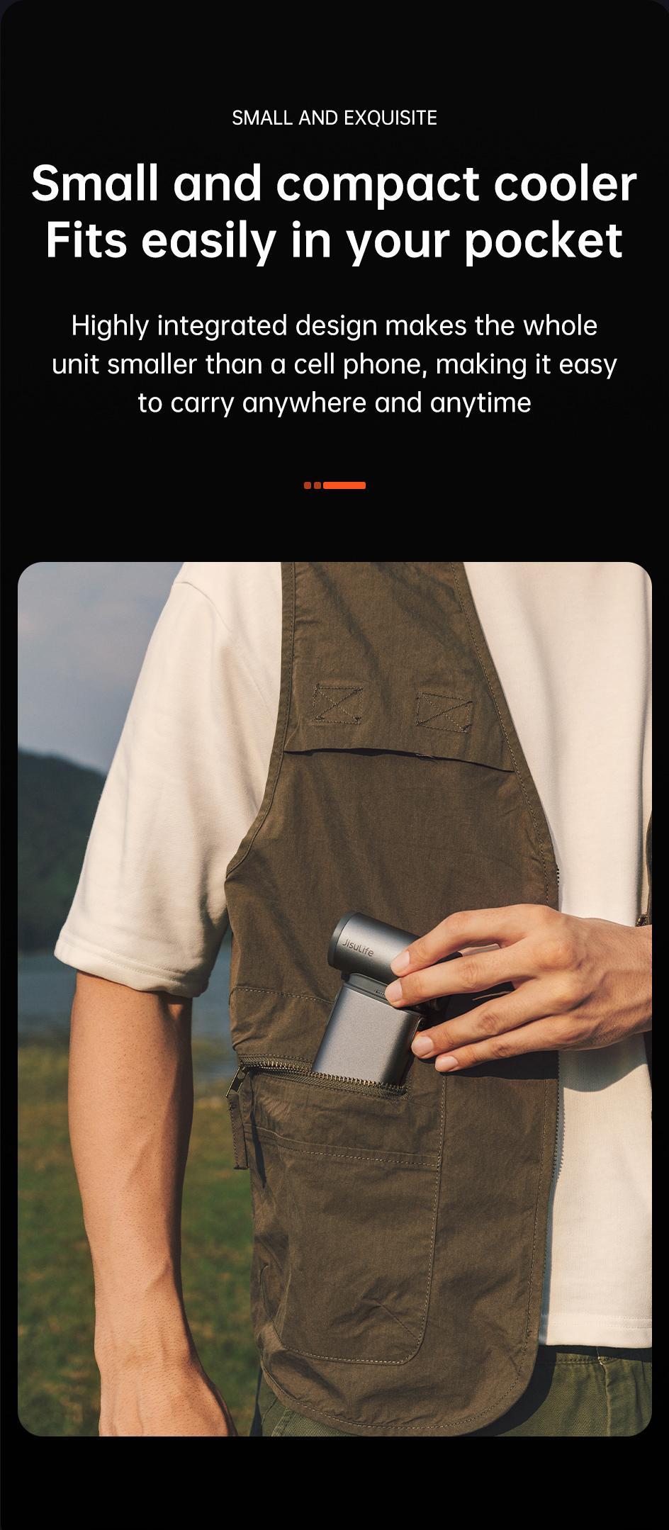 JISULIFE Portable Handheld Turbo Fan with 100 Speeds Adjustable Mini Personal Fan 9000mAh USB Rechargeable Battery Operated LED Display Powerful Cooling Solution