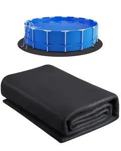 18-Foot Round Pool Liner Pad For Above-Ground Pools, Puncture-Resistant Underlayment Mat To Protect Liners, Reduce Tears And Punctures, Extend Liner Lifespan, Durable Foam Cushion, Easy Install, UV-Resistant