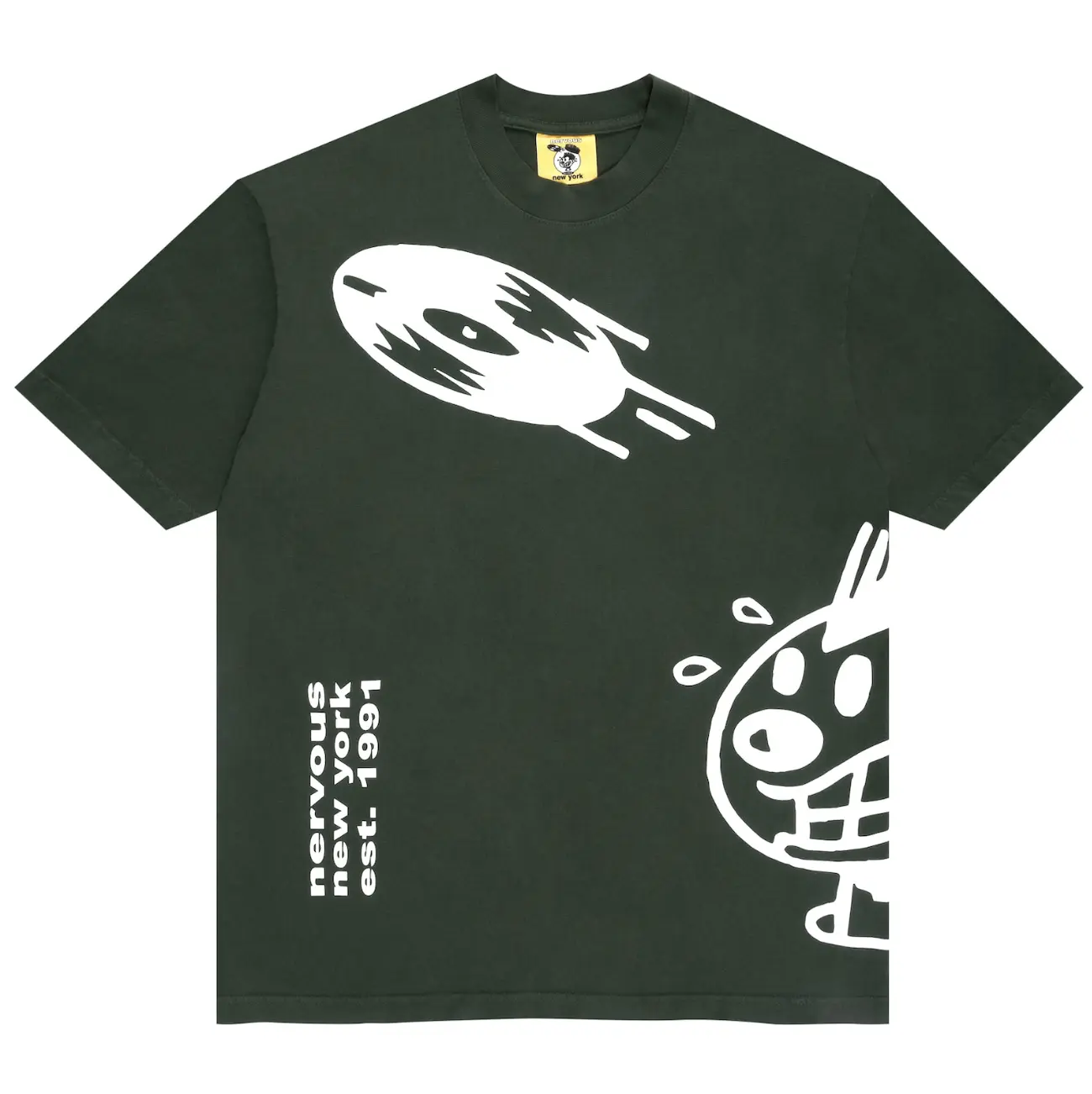 Nervous Non-Stop T-Shirt (Forest Green)