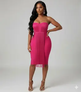 Tasseled Bandage Dress