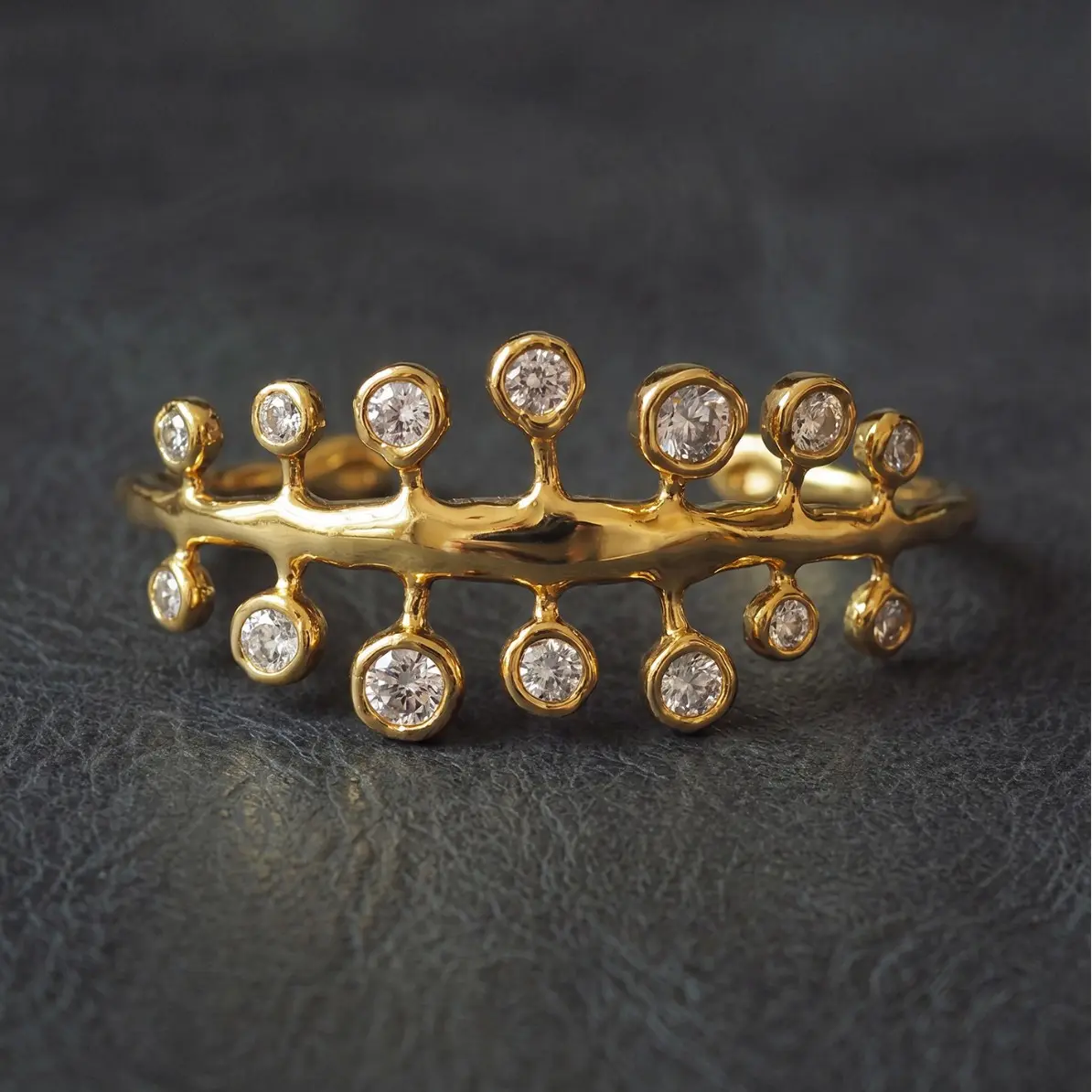 Unisex Modern Elegant Diamond Opening Cuff Bracelet - Metal Alloy, Prong-Set, Fashion European Classic Jewelry Accessory