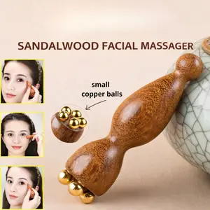 Copper Bead Acupressure Facial Massage Roller – A Natural Relaxation & Beauty Solution