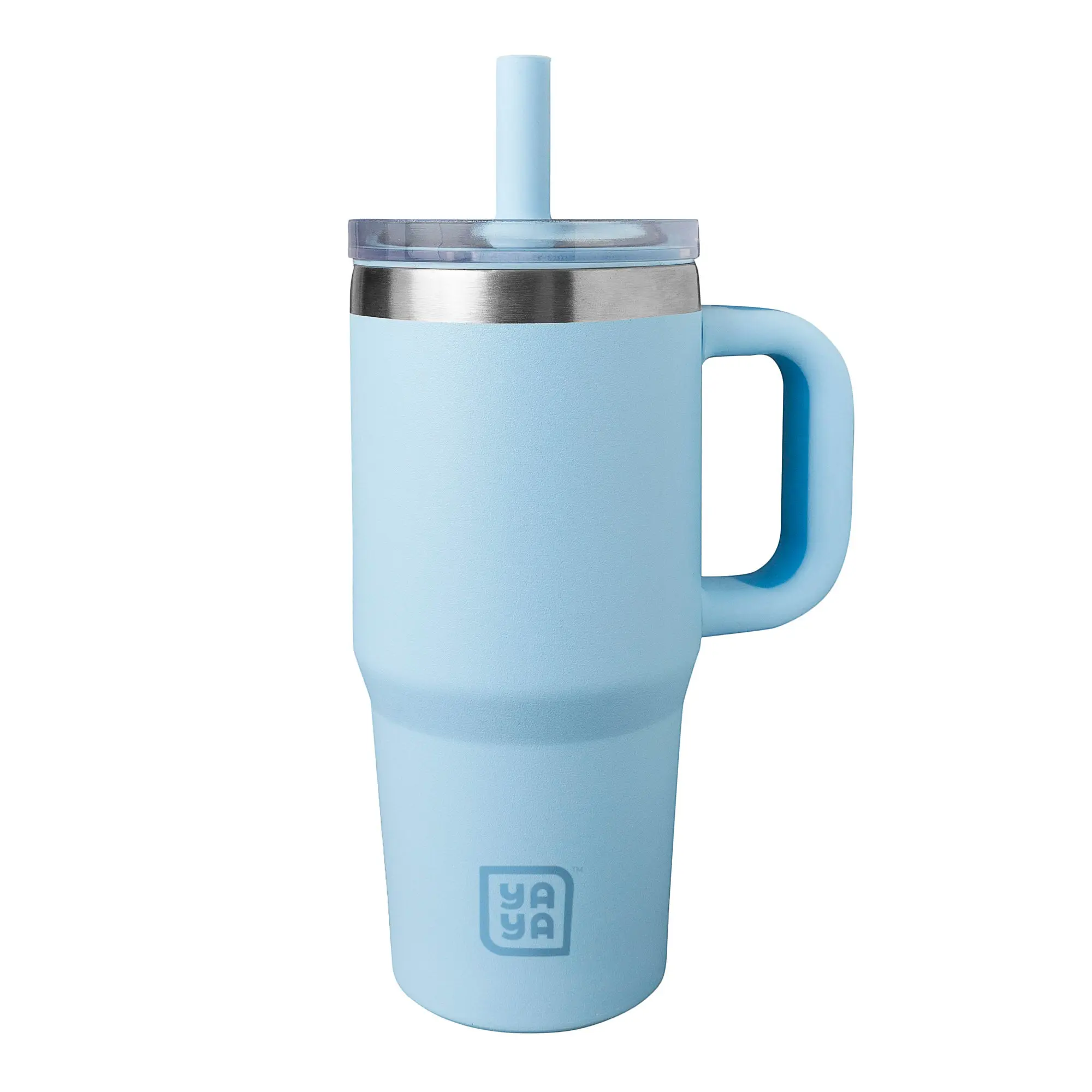 YAYA My First Travel Tumbler for Toddlers - Portable Stainless Steel Tumbler with Silicone Straw, Spill-Proof Lid, Insulated for Cold Drinks, Drinkware, Reusable Mug Bottled