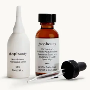 20% Vitamin C + Hyaluronic Acid Glow Serum by goop beauty | Improves Tone, Texture, and Hydration