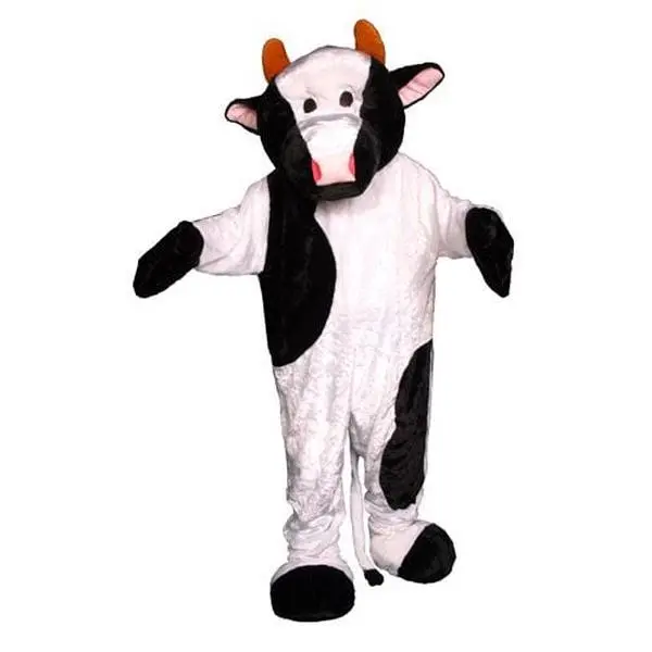 Dress Up America 353-Adult Cow Mascot Costume - One Size Fits Most
