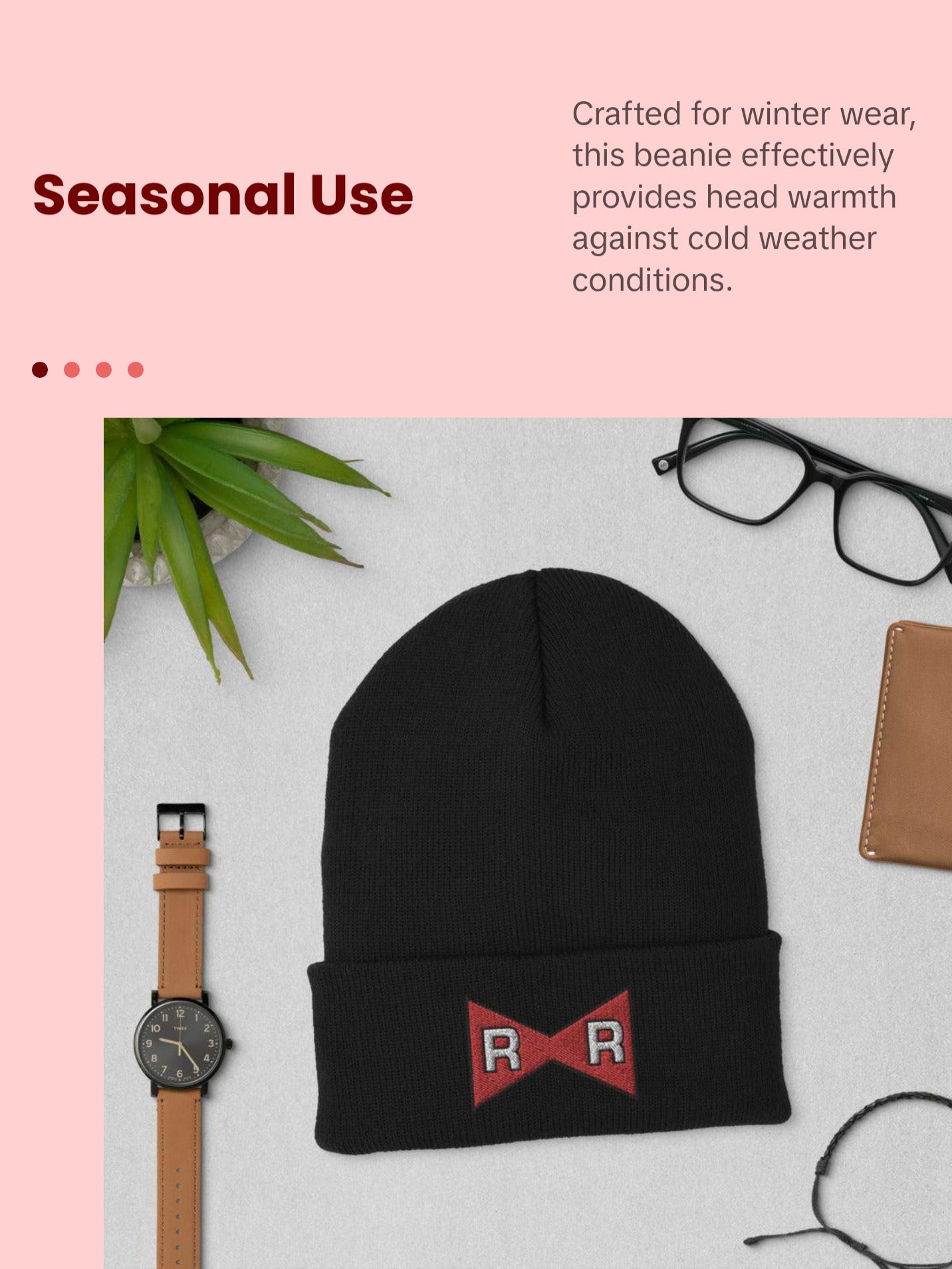 Dragon Ball Z Alliance: Red Ribbon Emblem Beanie