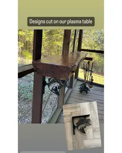 Bass-Inspired Custom Metal Shelf Brackets