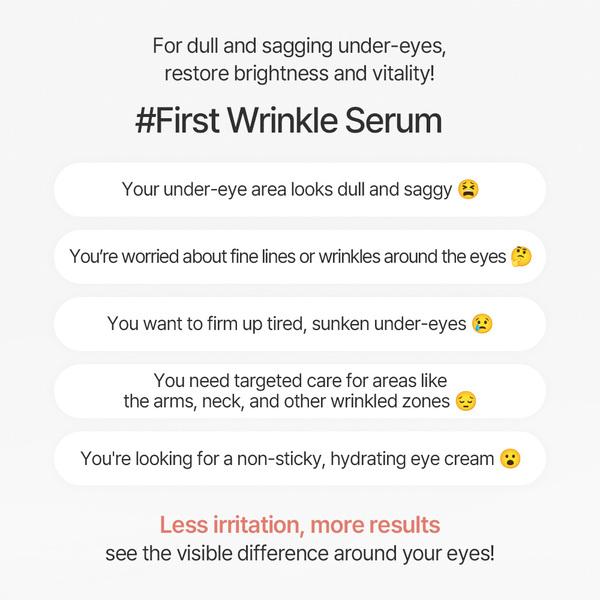 [New] PDRN Collagen Eye Serum 0.68 Fl. Oz / 20ml Under Cream for Eye Bags Peptide Hydrating Lightweight dropper Korean Glass Skin Care