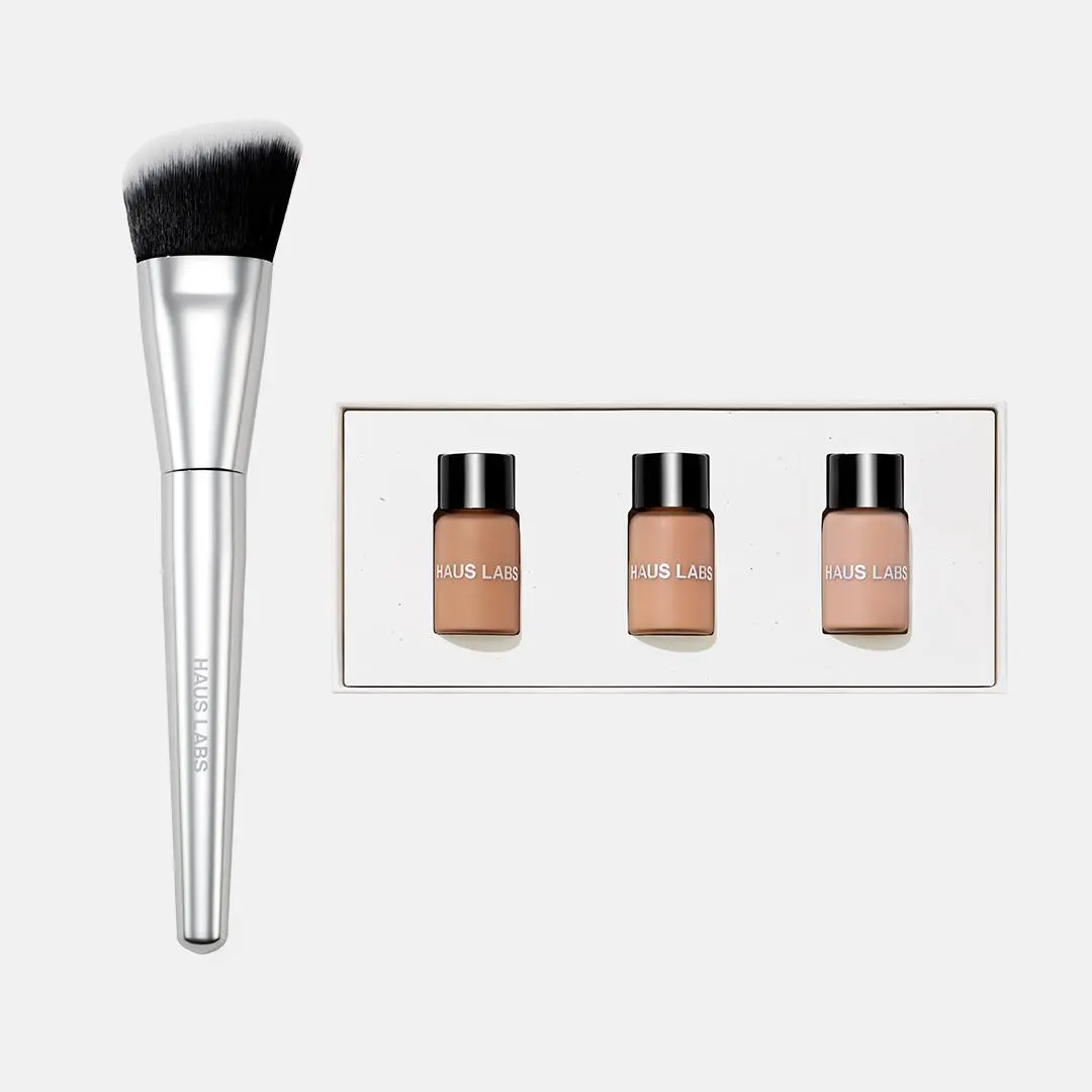 HAUS LABS Foundation Sample Kit | Triclone Skin Tech Discovery Set | TikTok Shop Exclusive