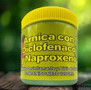 Arnica Cream -Fast Absorbing -  Fresh Herbal Aroma – CON Diclofenaco y Naproxeno - 250grams