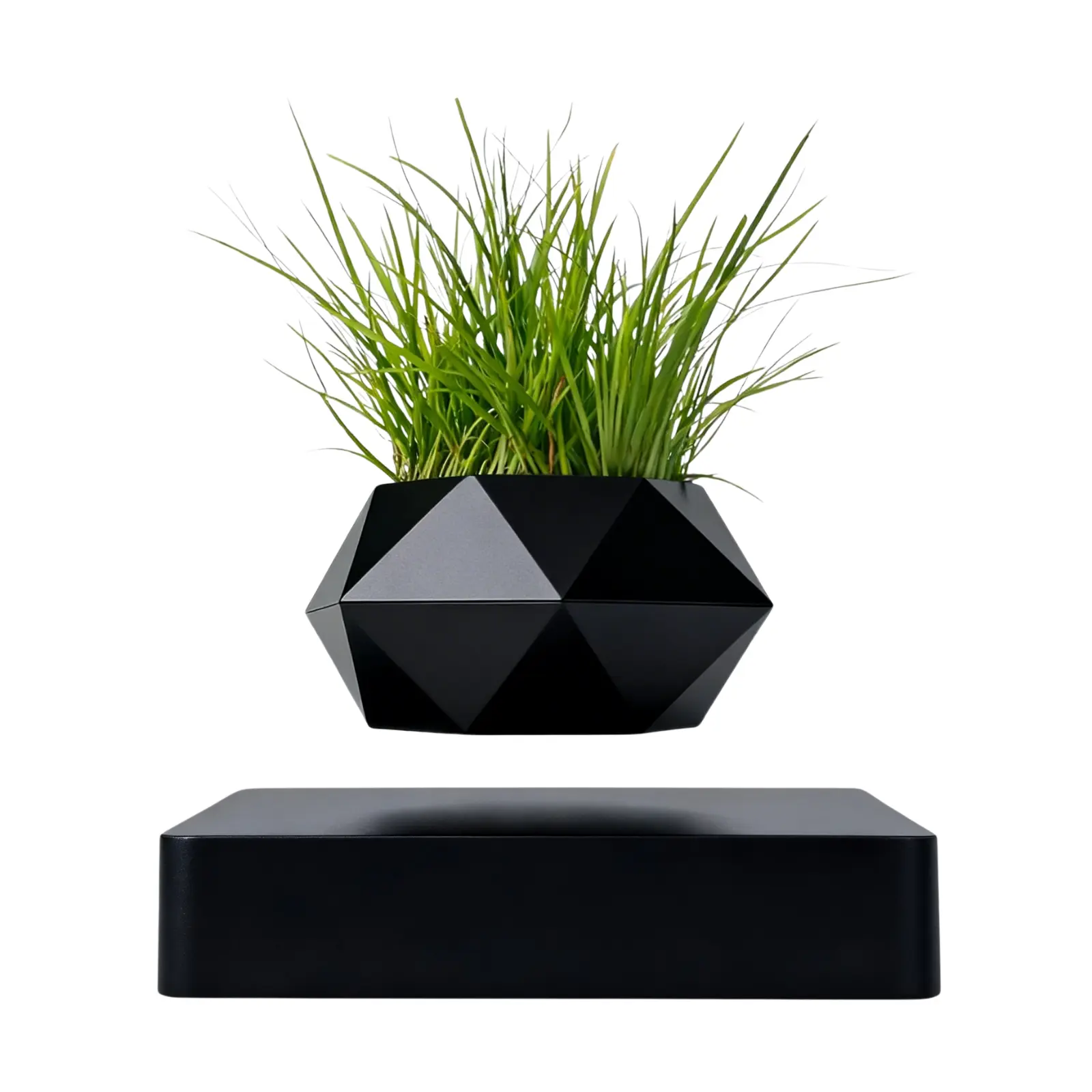 MAGECMOON Magnetic Levitation Flower Pot dark and light colored floating flower pots suitable for air plants using magnetic levitation technology a rotating floating planter for home decor gardening accessories Father’s Day Gift  Summervibes