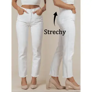 Women's Loose Straight Leg Jeans, Comfortable Denim Jeans for Daily Wear, Stylish Ladies' Fashion Bottoms