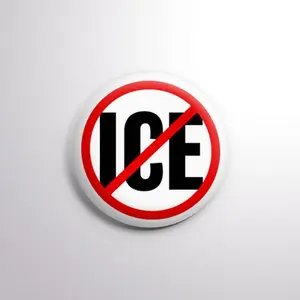 NO ICE - Anti-ICE Pin - 3 Sizes Button