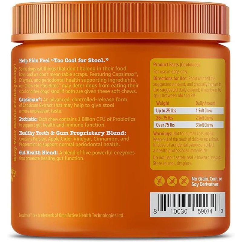 Zesty Paws Chew No Poo Bites™ for Dogs - Chicken Flavor All Natural Digestive Support Supplements with Capsimax & Probiotics Zesty Paws Chew No Poo Bites™ for Dogs - Chicken Flavor All Natural Digestive Support Supplements with Capsimax & Probiotics
