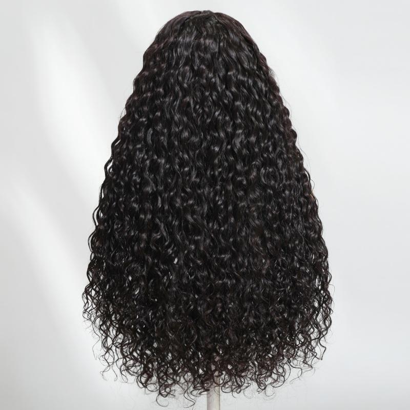【Bye Bye Slip】 UNice Water Wave Wig with Free Baby Hair Pre-Cut 7x5 HD Lace Closure Human Hair Wigs with Drawstring Ready To Wear Invisible Knots Wig for Beginners Friendly All Day Secure  #greenish #TikTokShopSpringGlowUp