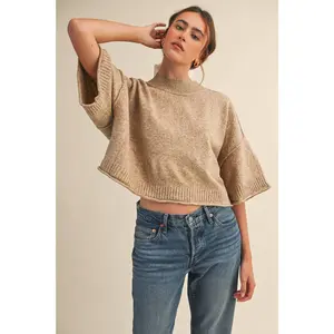 Shea – Cropped Knit Top