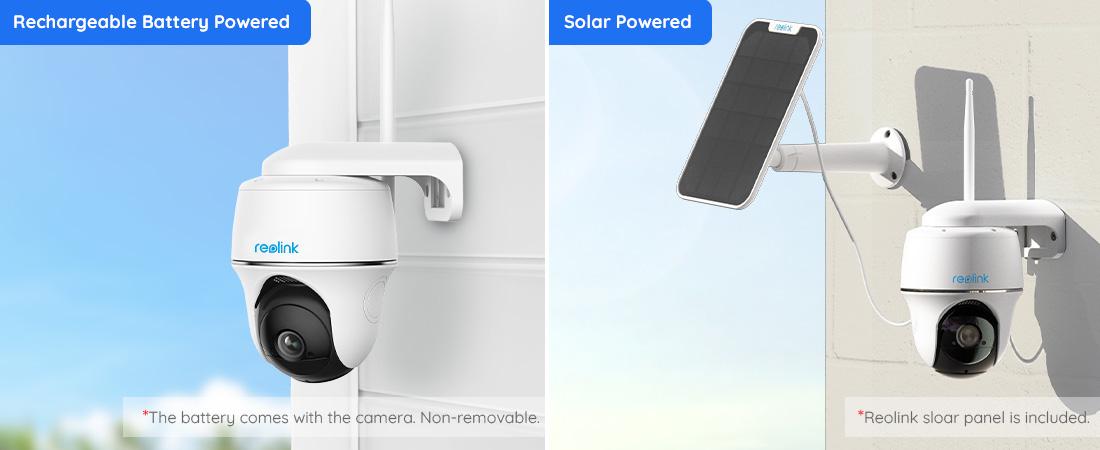Reolink Argus PT with 3W Reolink Solar Panel 2K+ 5MP WIFI Outdoor Batttery Security Camera, Dual-Band WiFi, Smart Detection Reolink Argus PT with 3W Reolink Solar Panel 2K+ 5MP WIFI Outdoor Batttery Security Camera, Dual-Band WiFi, Smart Detection