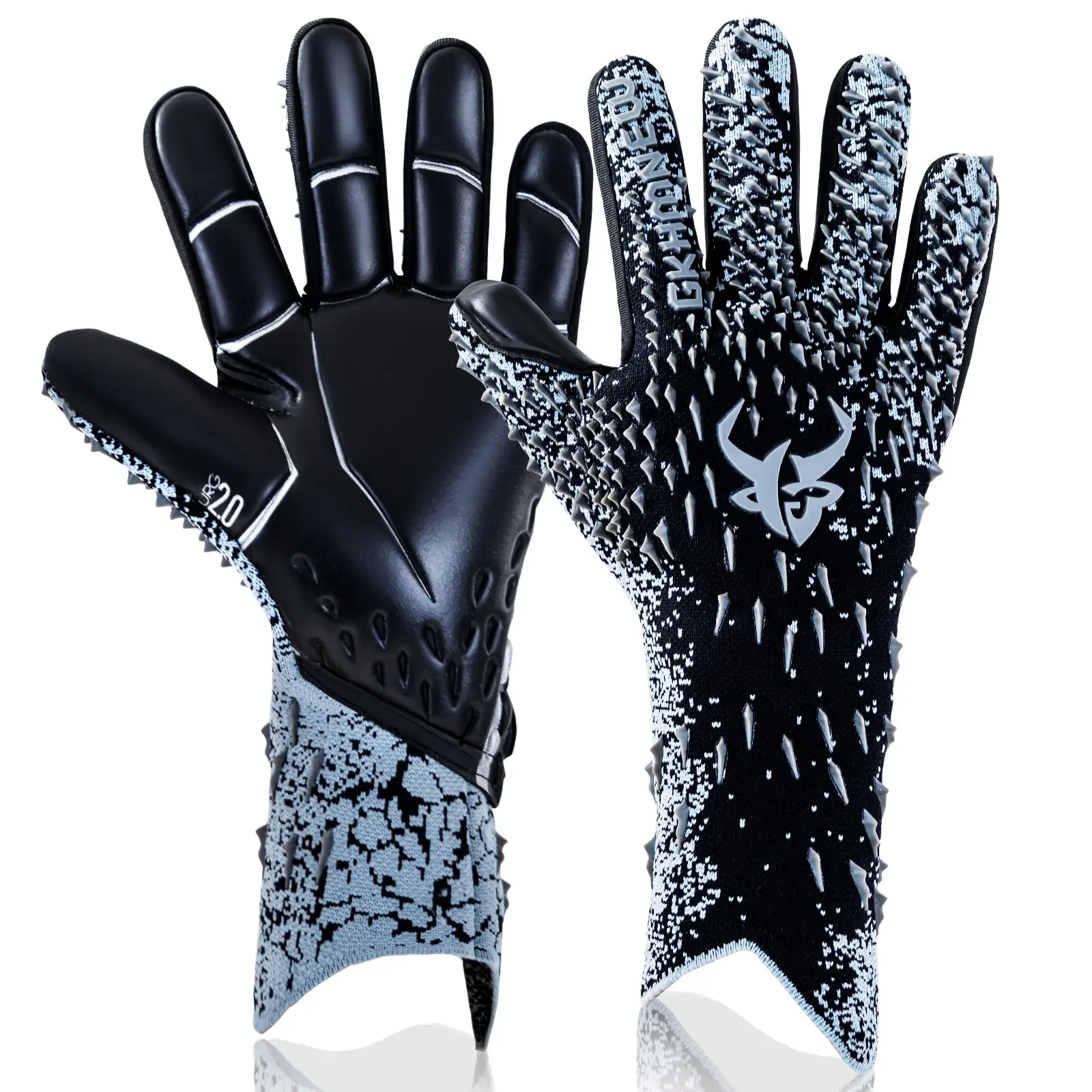 Soccer Goalie Goalkeeper Gloves Set for Kids Boys Children Youth Adult with Strong Grips Palms