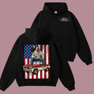 Michigan Built Legacy Hoodie, New hoodie capturing a moment Trump reacting to a heckler at the Ford plant. Designed for both men and women.