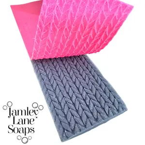 Knit Sweater Custom Soap Impression Mat | The Original No-Trim Design