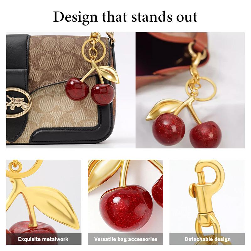 Cherry Keychain Purse Charm – Cute Bag Accessory for Handbags, Perfect Mother’s Day & Birthday Gift Cherry Keychain Purse Charm – Cute Bag Accessory for Handbags, Perfect Mother’s Day & Birthday Gift