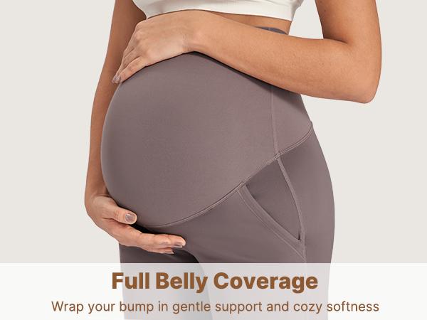 G4Free Maternity Wide Leg Pants for Comfortable Pregnancy Pregnant Prenatal