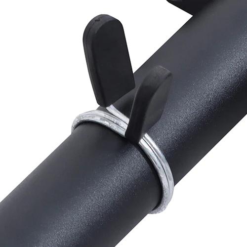 SUNNY Olympic Hex Trap Bar with Swivel Handles 400 lbs Capacity 22 lbs Bar Weight Diamond Knurling Grip Barbell Collars Safety Clip Clamp Deadlift Shrug Row Squat Weightlifting Strength Training Home Gym Kit Workout Exercise Fitness Equipment Heavy Duty