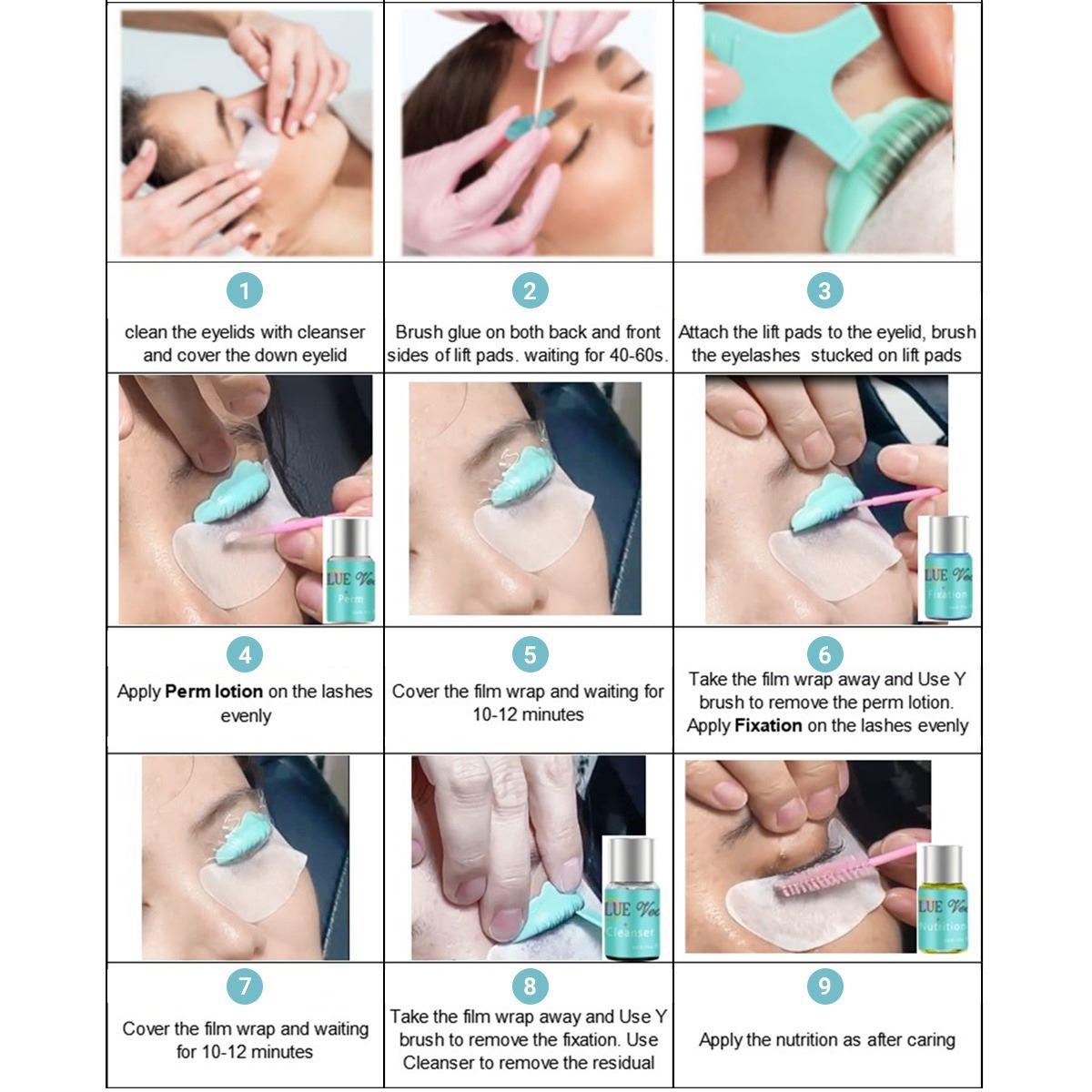 2 in 1 Eye Lash Lifter Kit - Lash and Brow Perfection Kit, Eyelash Perm Kit, Salon-Quality Curling and Semi-Permanent Results with Professional Set: Curling Lotion, Liquid, and Detailed Instructions 2 in 1 Eye Lash Lifter Kit - Lash and Brow Perfection Kit, Eyelash Perm Kit, Salon-Quality Curling and Semi-Permanent Results with Professional Set: Curling Lotion, Liquid, and Detailed Instructions